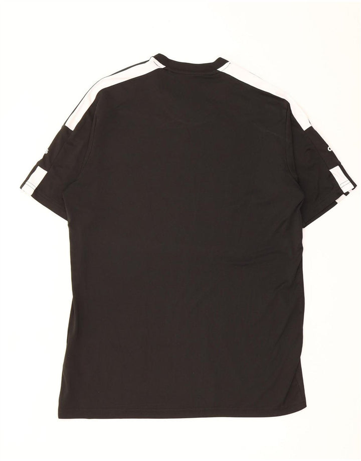 Adidas Mens Aeroready T-Shirt Top Large Black Colourblock Polyester