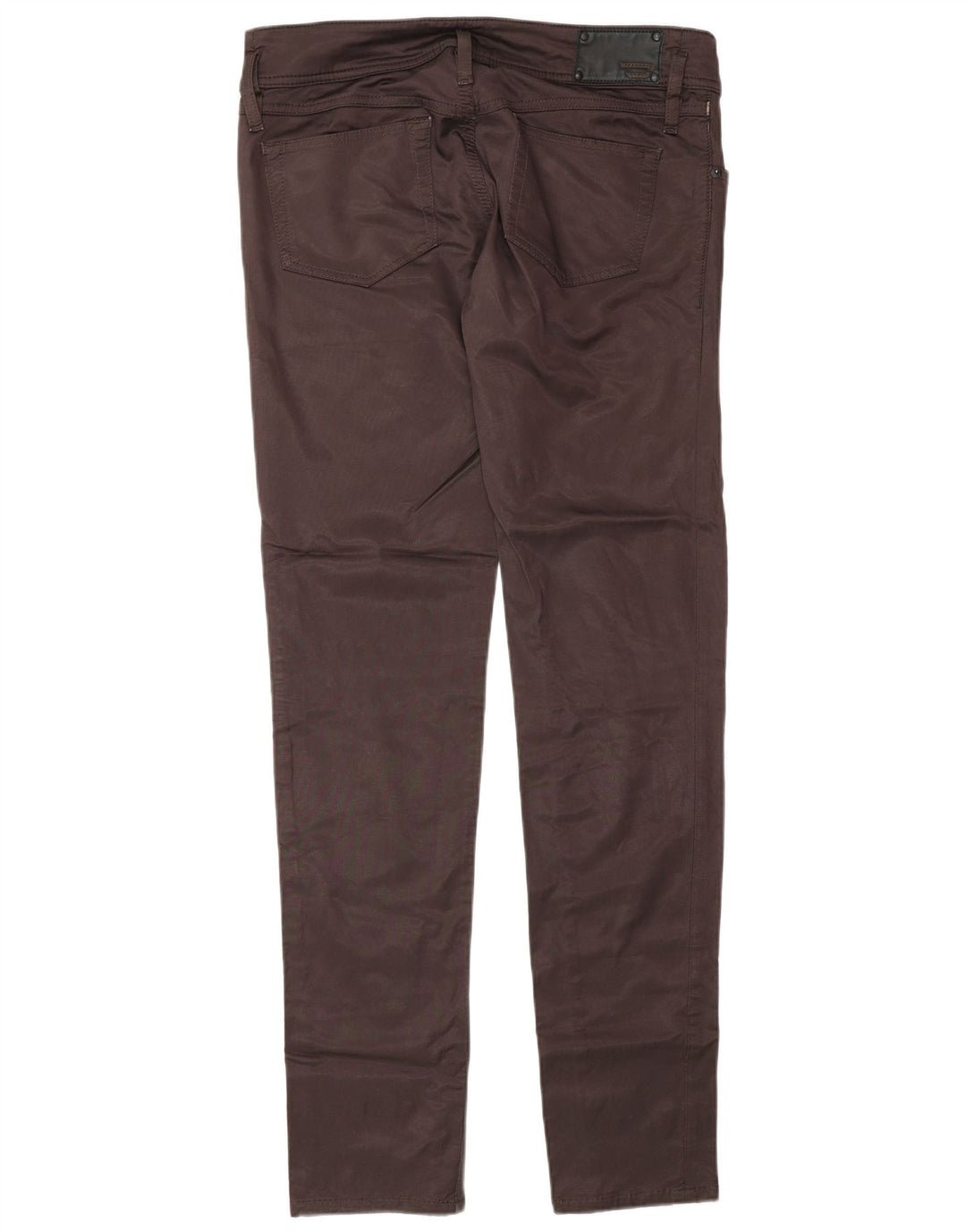 Diesel Womens Slim Casual Trousers W31 L34 Brown Cotton