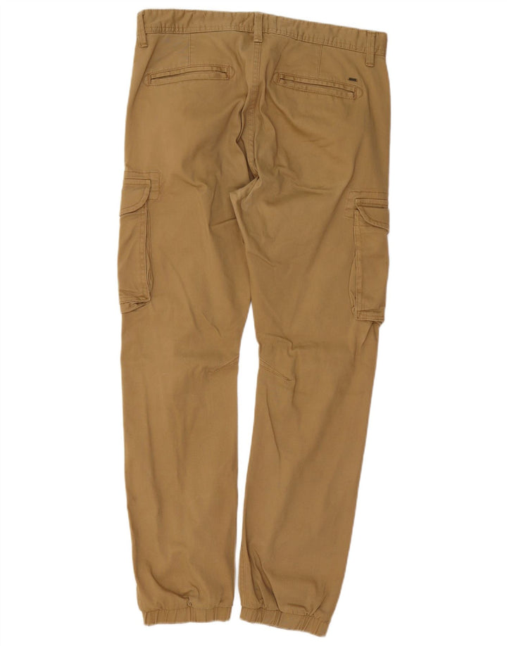 CALLIOPE Mens Firenze Joggers Cargo Trousers IT 44 XS W32 L28 Beige