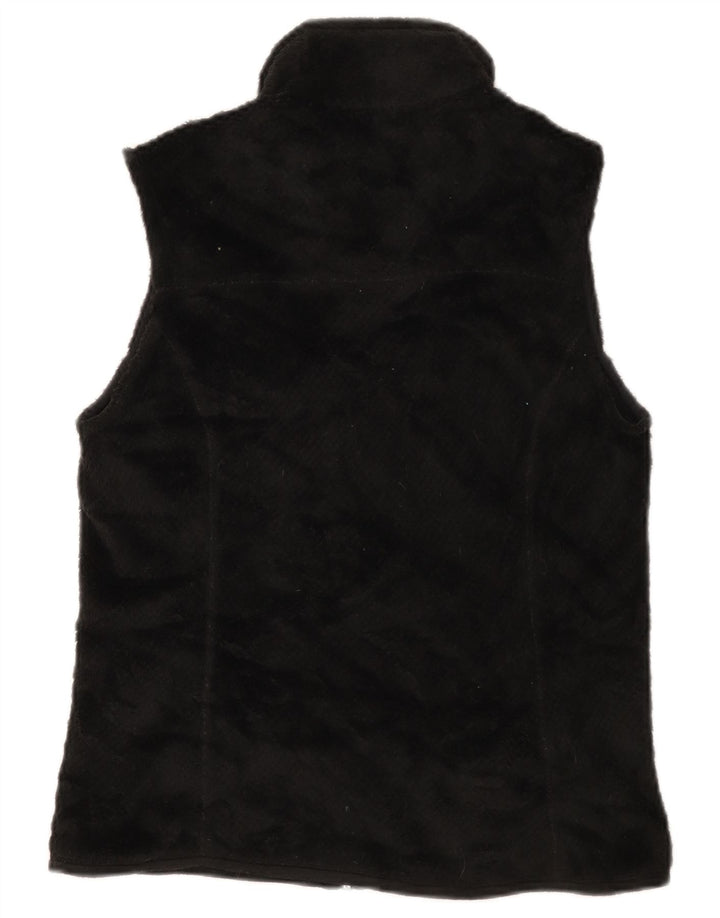 Patagonia Womens Fleece Gilet UK 12 Medium Black Polyester