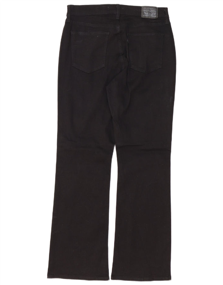 LEVI'S Womens Classic Bootcut Jeans US 8 Medium W30 L29 Black Cotton