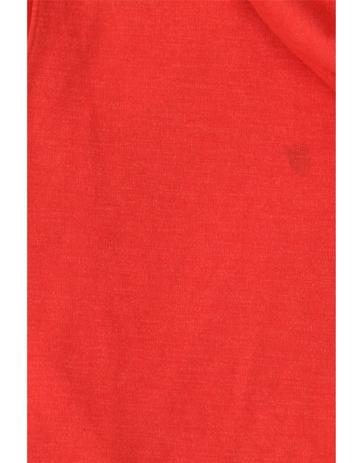 UNDER ARMOUR Boys Hoodie Jumper 15-16 Years XL Red Cotton