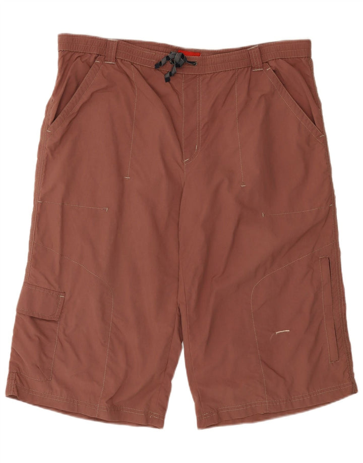 Diadora Mens Sport Shorts Large Maroon Polyamide
