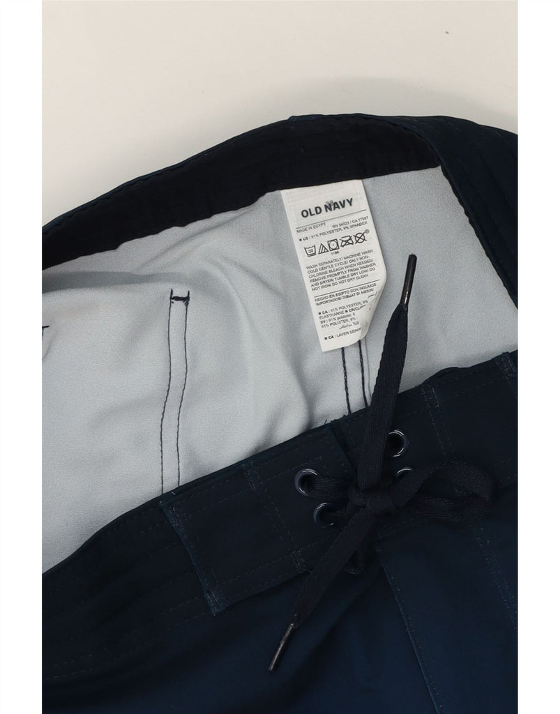 OLD NAVY Mens Swimming Shorts XL  Navy Blue Colourblock Polyester Vintage Old Navy and Second-Hand Old Navy from Messina Hembry 