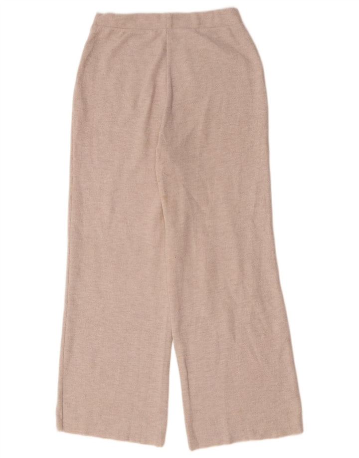 Zara Womens Tracksuit Trousers UK 12 Medium  Beige Polyester