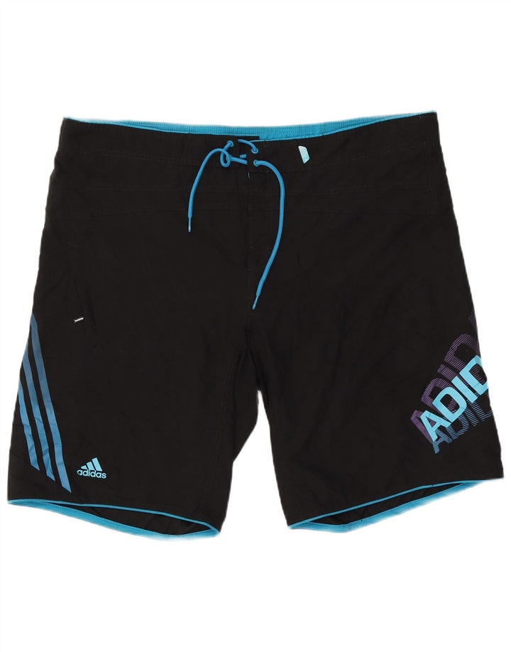 ADIDAS Mens Graphic Swimming Shorts XL  Black Polyester