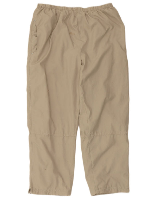 Reebok Womens Tracksuit Trousers UK 18 XL Beige Polyester