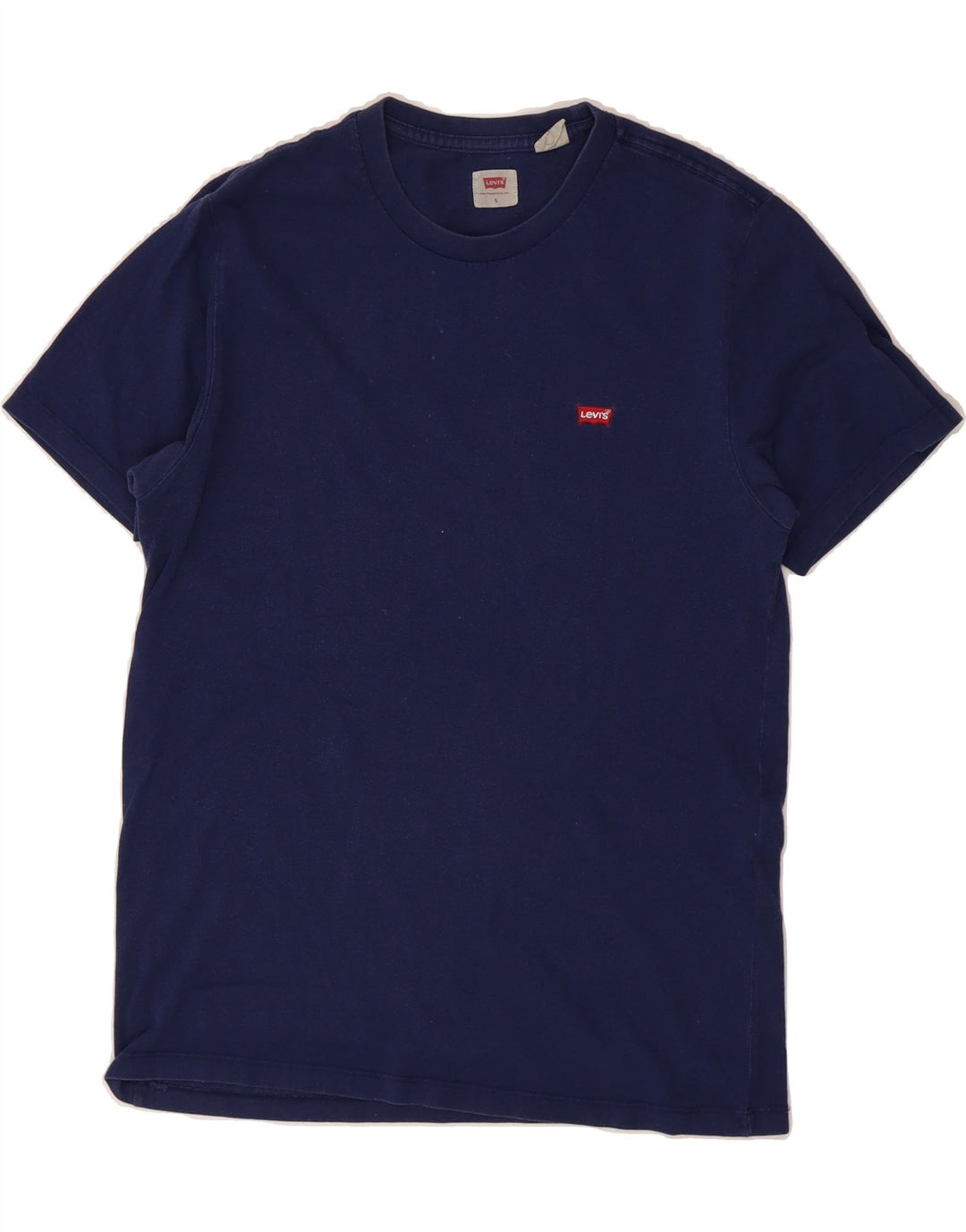 LEVI'S Mens T-Shirt Top Small Navy Blue Vintage Levi's and Second-Hand Levi's from Messina Hembry 