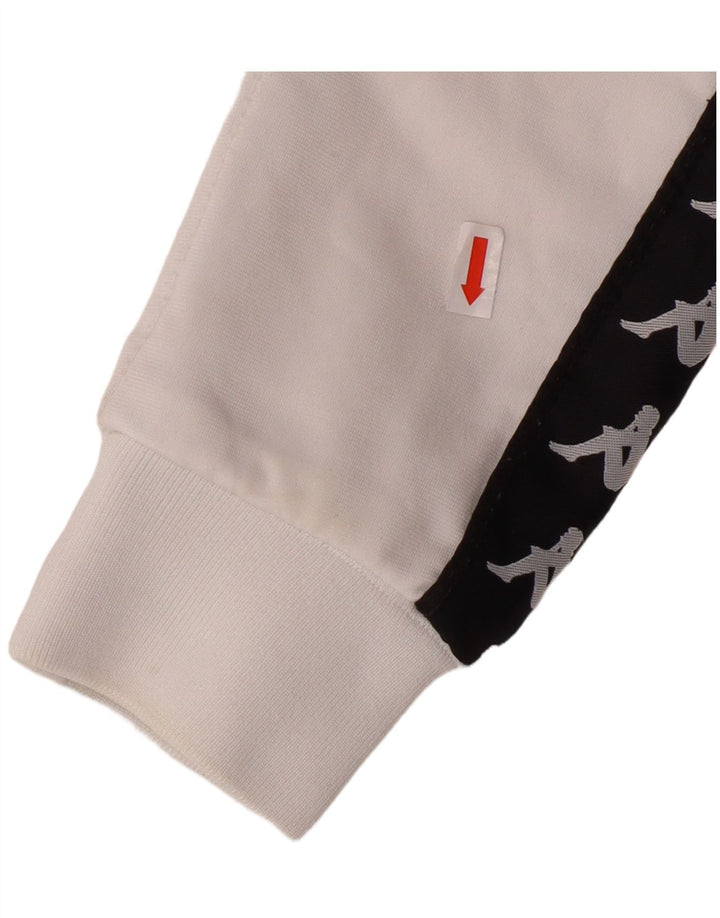 KAPPA Girls Graphic Tracksuit Top Jacket 11-12 Years Small  White