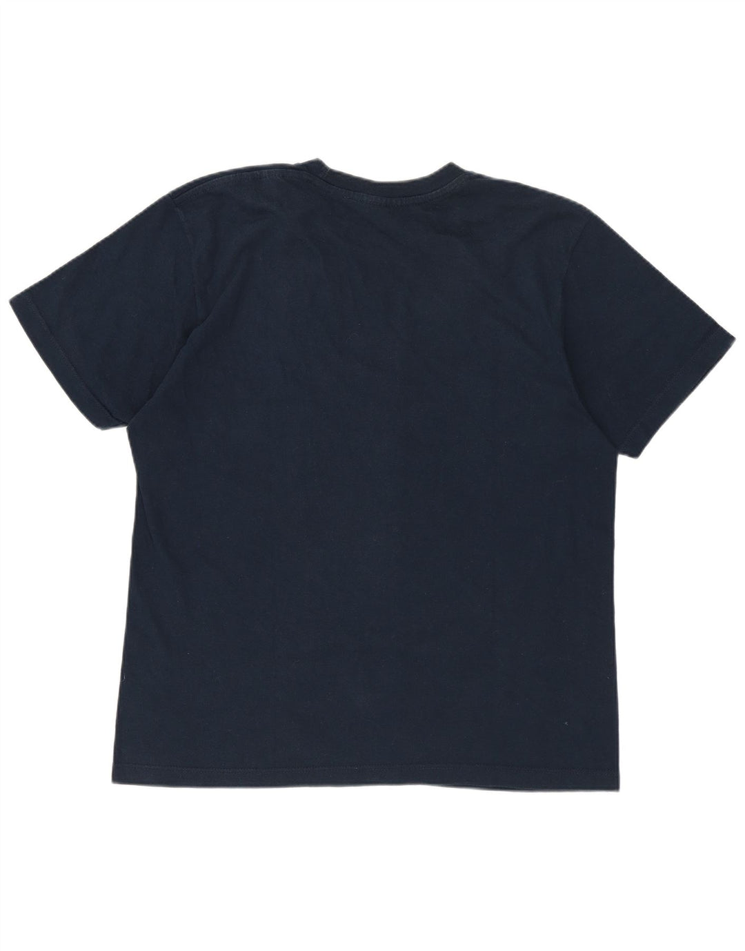 CHAMPION Mens Graphic T-Shirt Top Small Navy Blue Cotton
