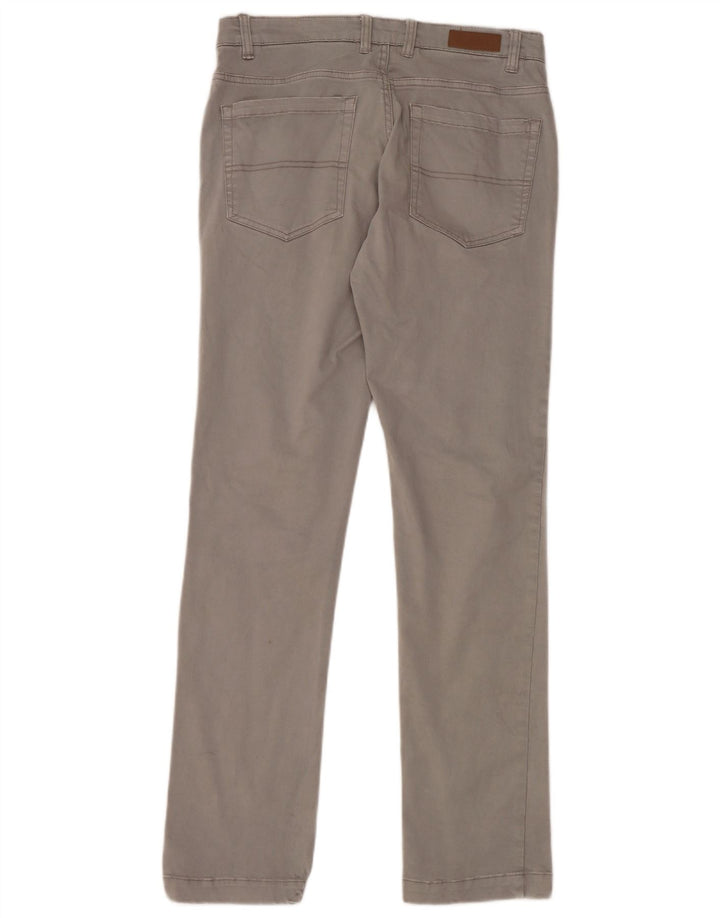 DACK'S Womens Regular Fit Casual Trousers IT 46 Large W32 L31 Grey