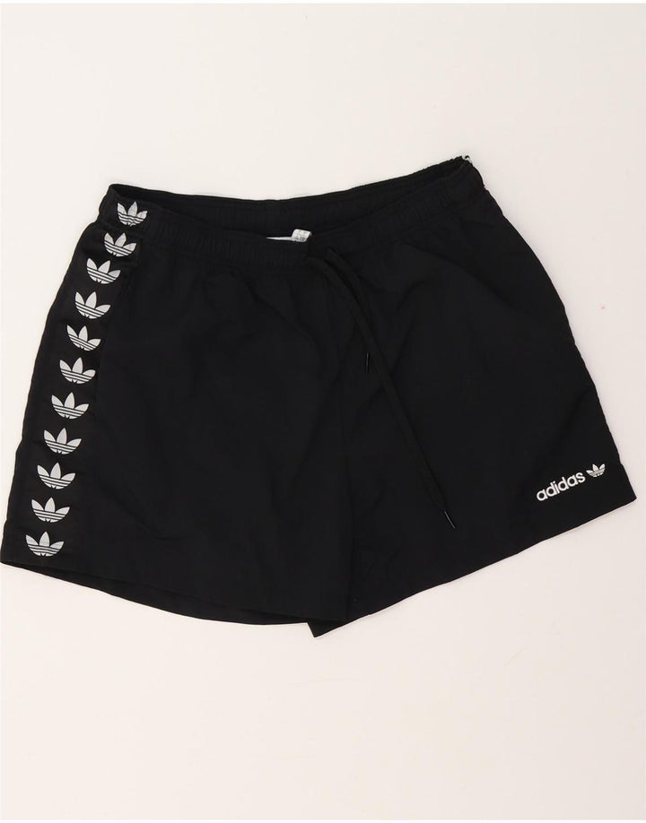 ADIDAS Mens Graphic Sport Shorts Large  Black Polyester