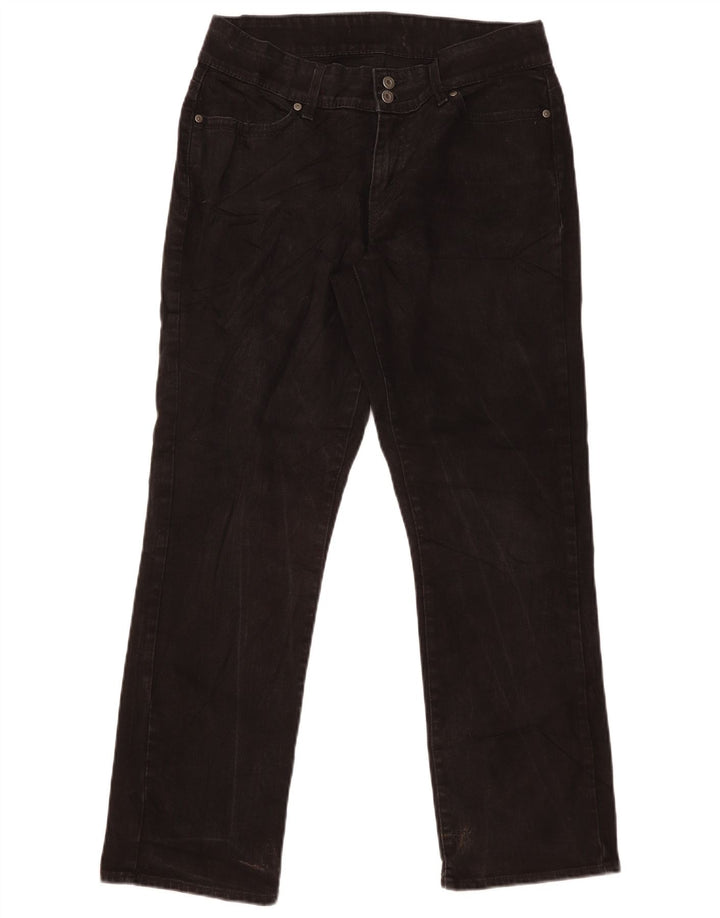 Levi's Womens Straight Jeans US 14 Large W32 L30 Black