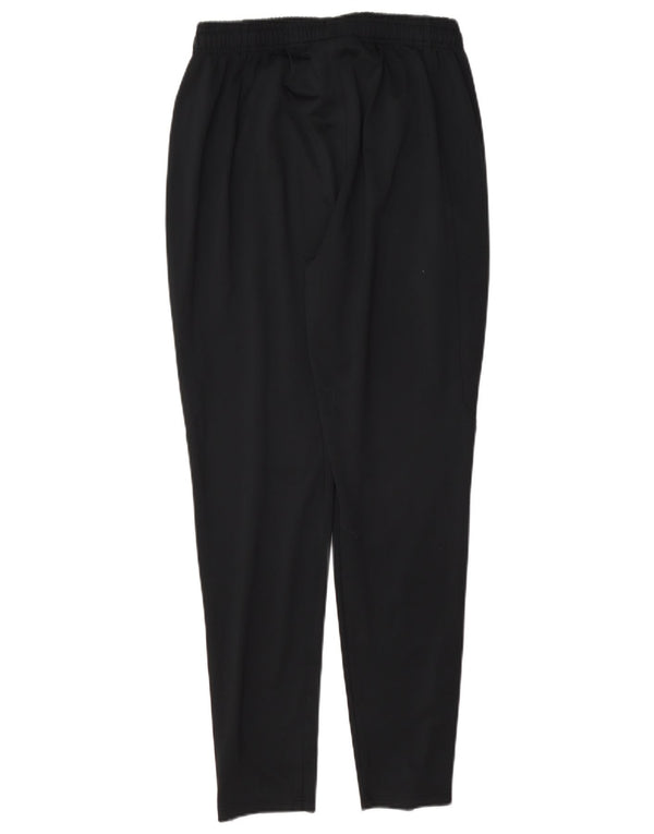 Under Armour Mens Fitted Tracksuit Trousers Medium Navy Blue Polyester