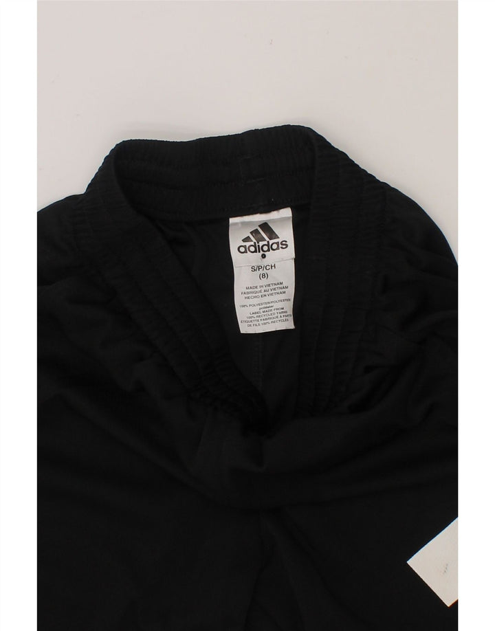 ADIDAS Boys Graphic Sport Shorts 7-8 Years Small Black Polyester Vintage Adidas and Second-Hand Adidas from Messina Hembry 
