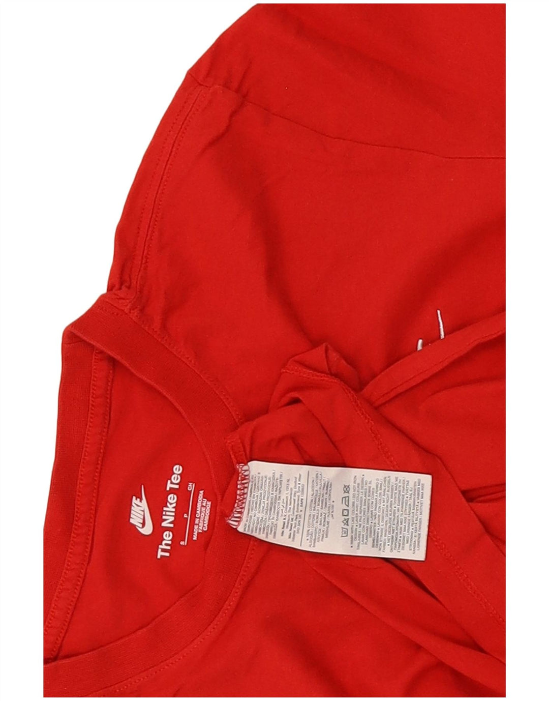 Nike Mens T-Shirt Top Small Red Cotton