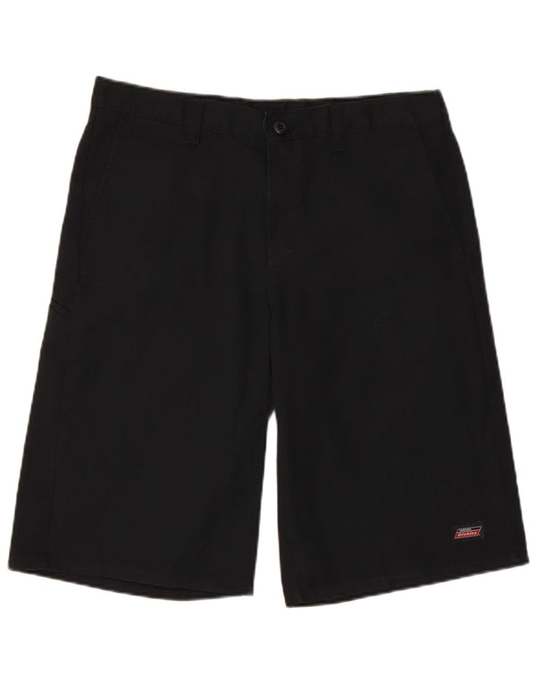 DICKIES Mens Chino Shorts W32 Medium Black Polyester