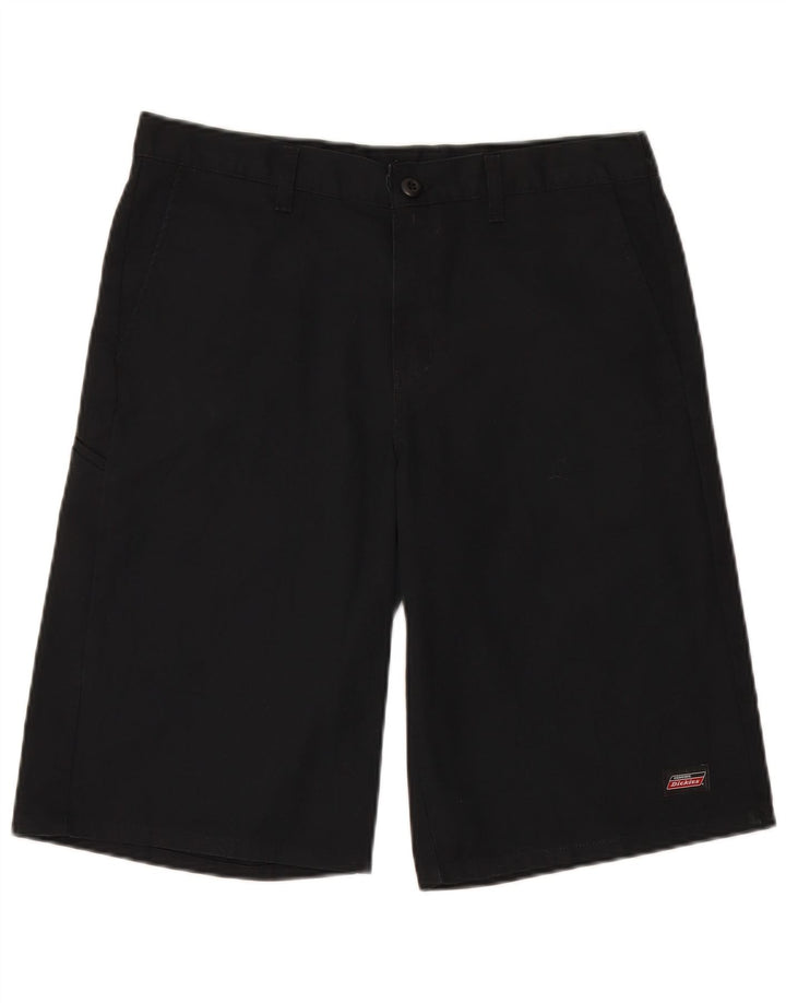 DICKIES Mens Chino Shorts W32 Medium Black Polyester