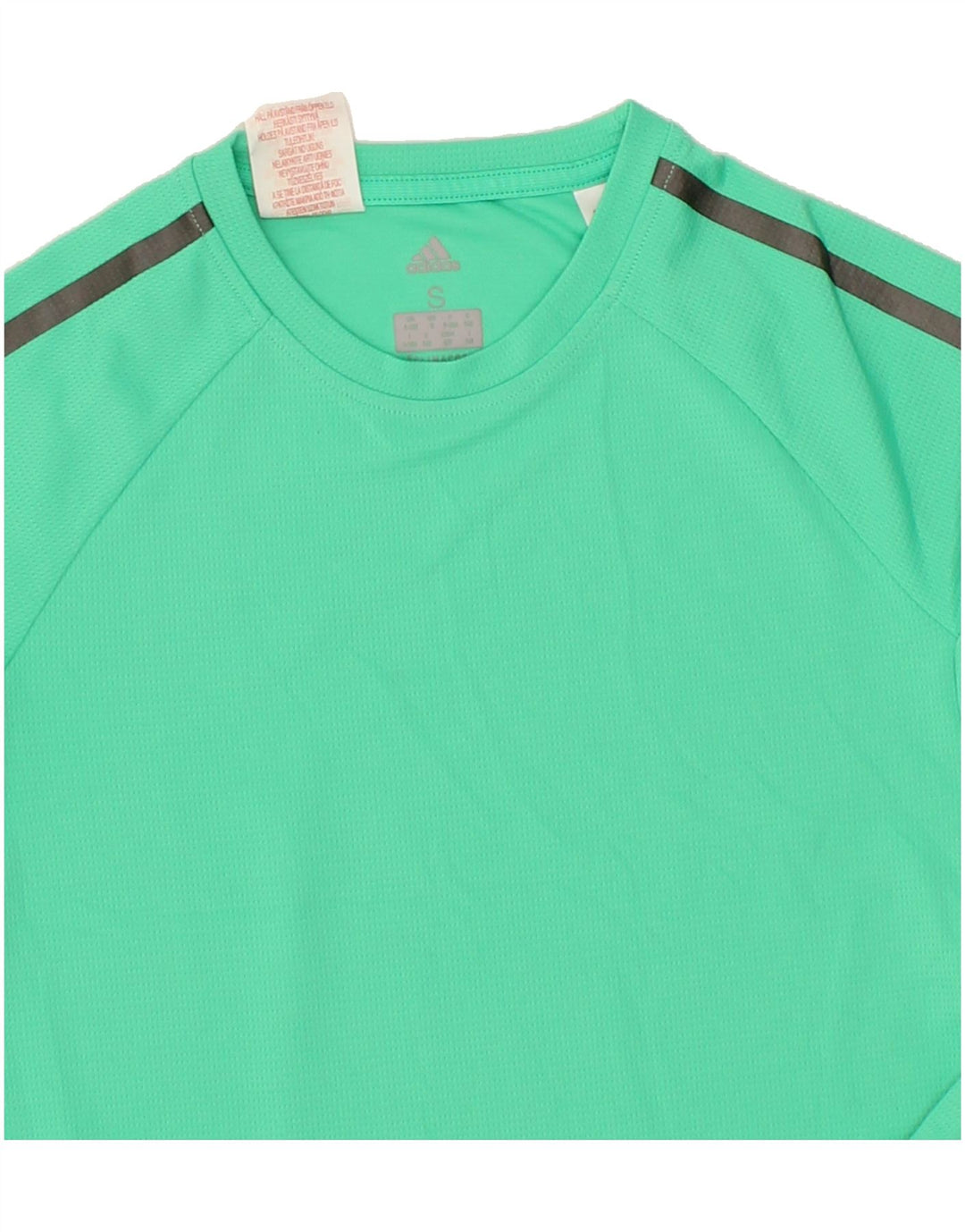 ADIDAS Boys T-Shirt Top 9-10 Years Small  Green Polyester Vintage Adidas and Second-Hand Adidas from Messina Hembry 