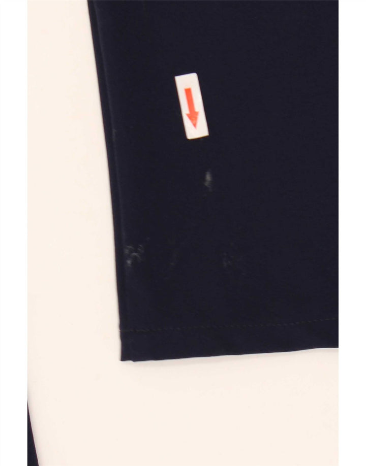 Closed Mens Slim Casual Trousers W30 L30 Navy Blue Polyamide