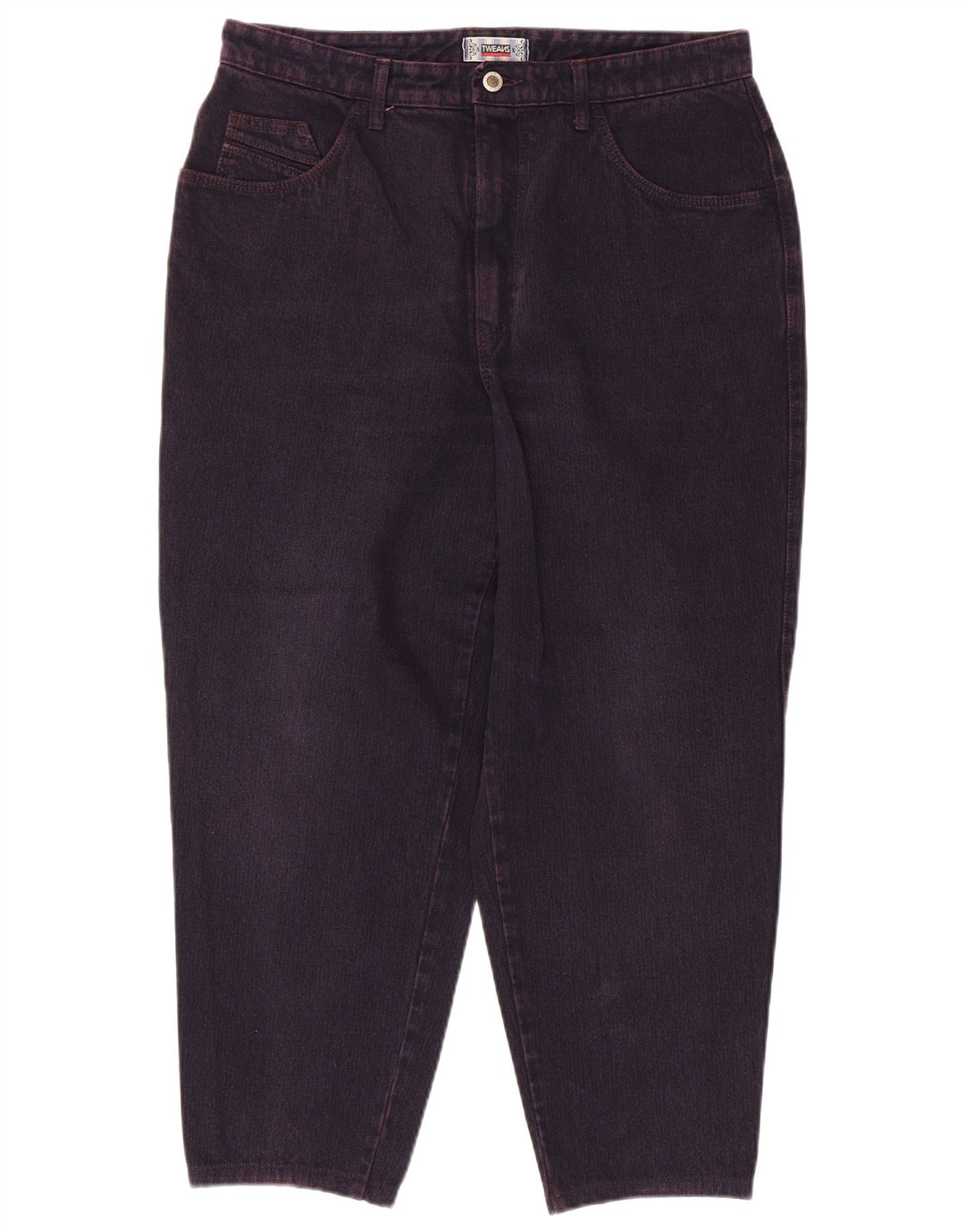 VINTAGE Womens Tapered Jeans W34 L27 Purple