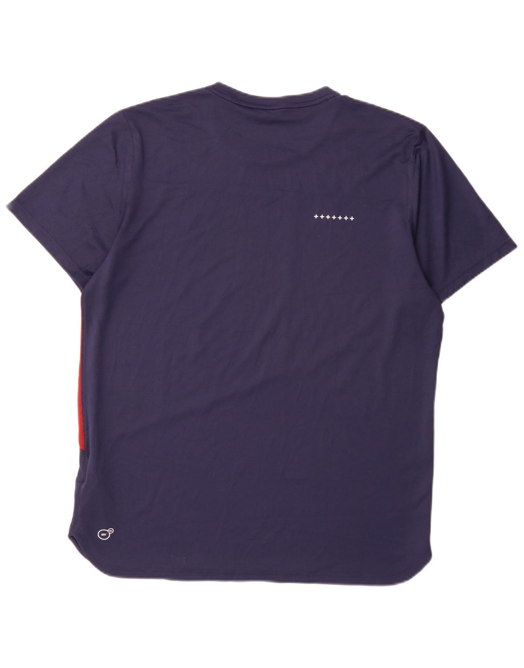 Puma Mens T-Shirt Top Large Navy Blue Colourblock Polyester