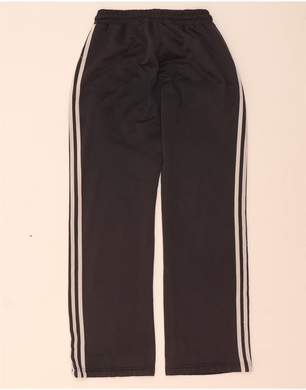 ADIDAS Womens Tracksuit Trousers UK 12 Medium Black Polyester