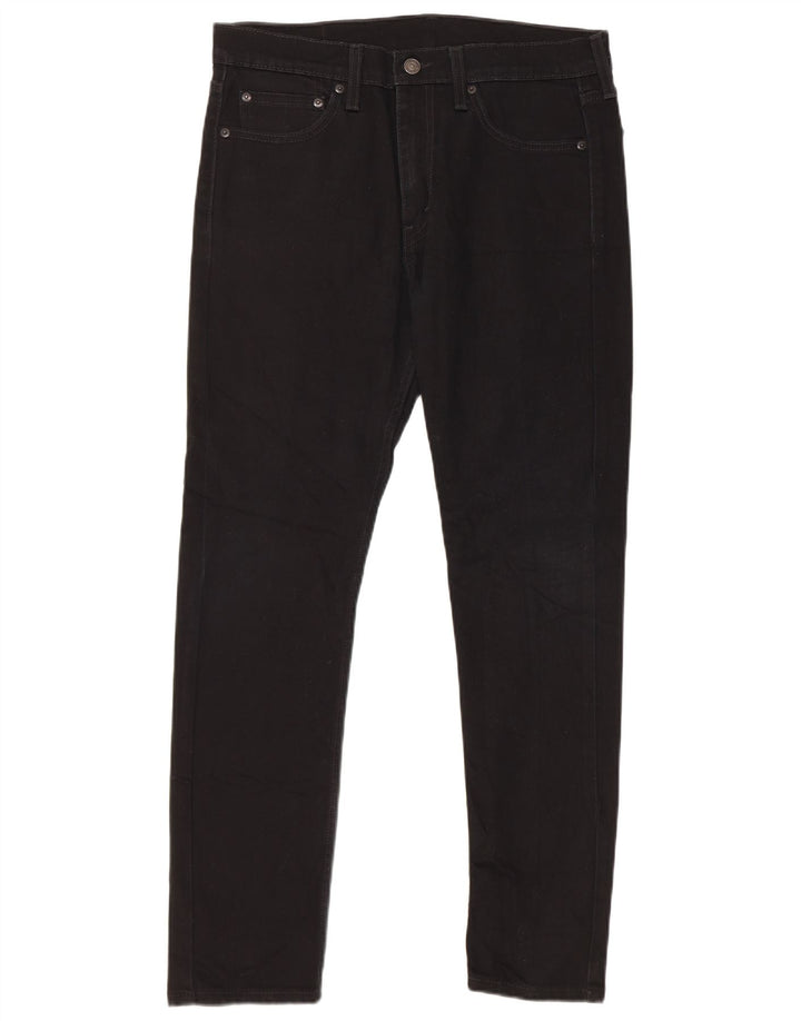 Levi's Womens Slim Jeans W32 L30 Black Cotton