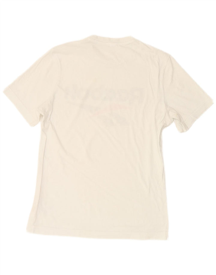 REEBOK Mens Graphic T-Shirt Top Small White