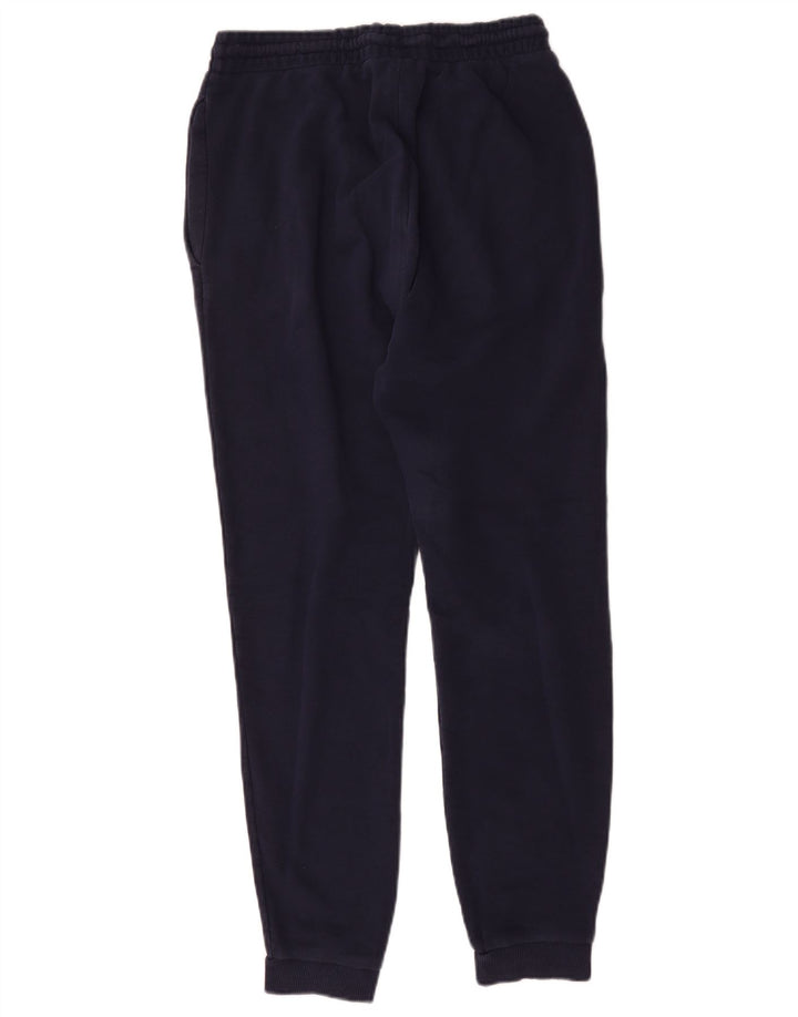 Reebok Mens Tracksuit Trousers Joggers Medium Navy Blue Cotton