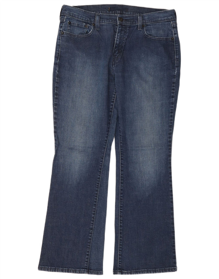 LEVI'S Womens Bootcut Jeans US 12 Large W32 L29 Blue Cotton