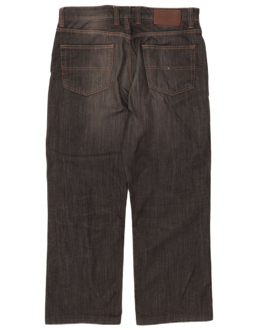 TOMMY HILFIGER Mens Straight Jeans W31 L28 Grey Cotton