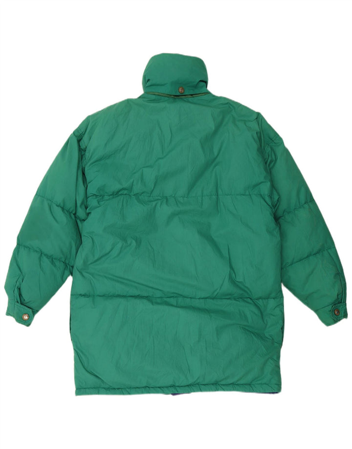 Puma Mens Padded Coat UK 38 Medium Green Polyester