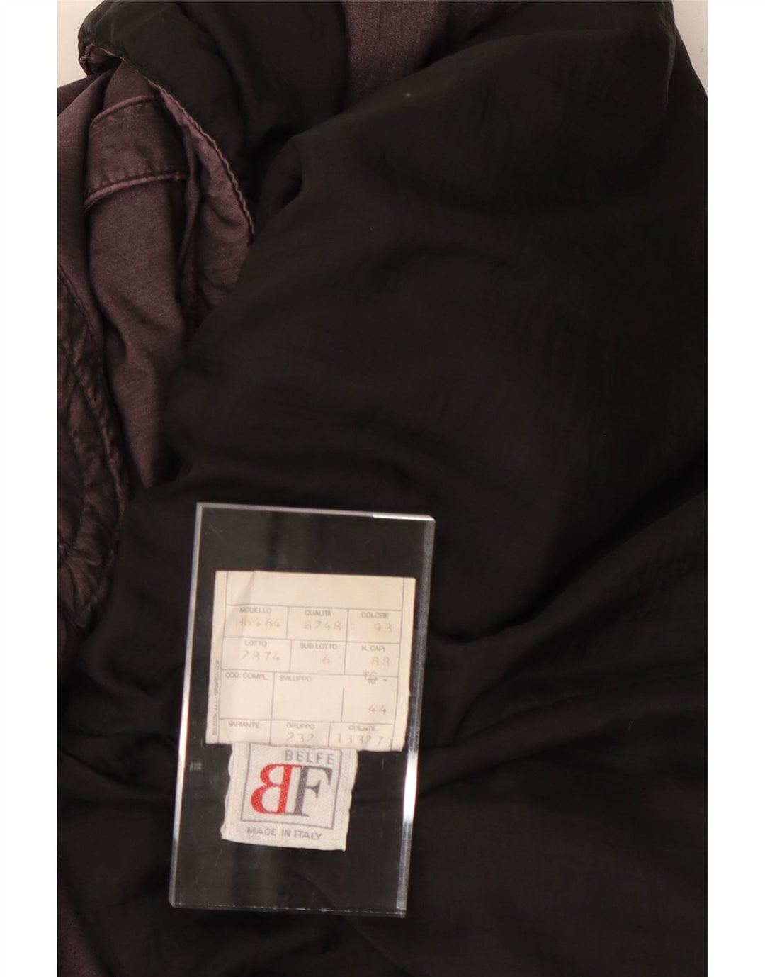 BELFE Womens Graphic Windbreaker Jacket UK 14 Medium Purple Nylon