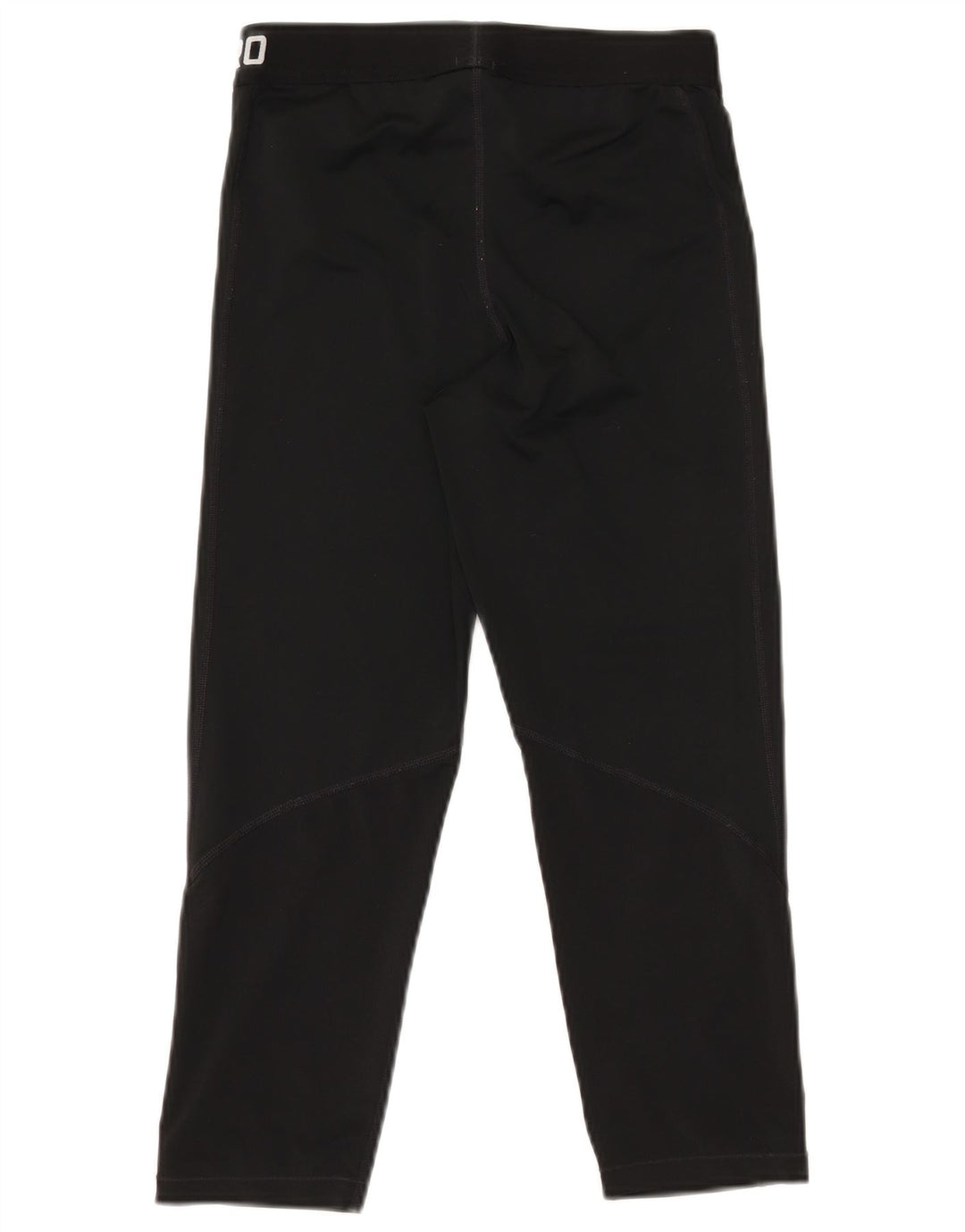 NIKE Womens Dri Fit Graphic Leggings Medium  Black Polyester