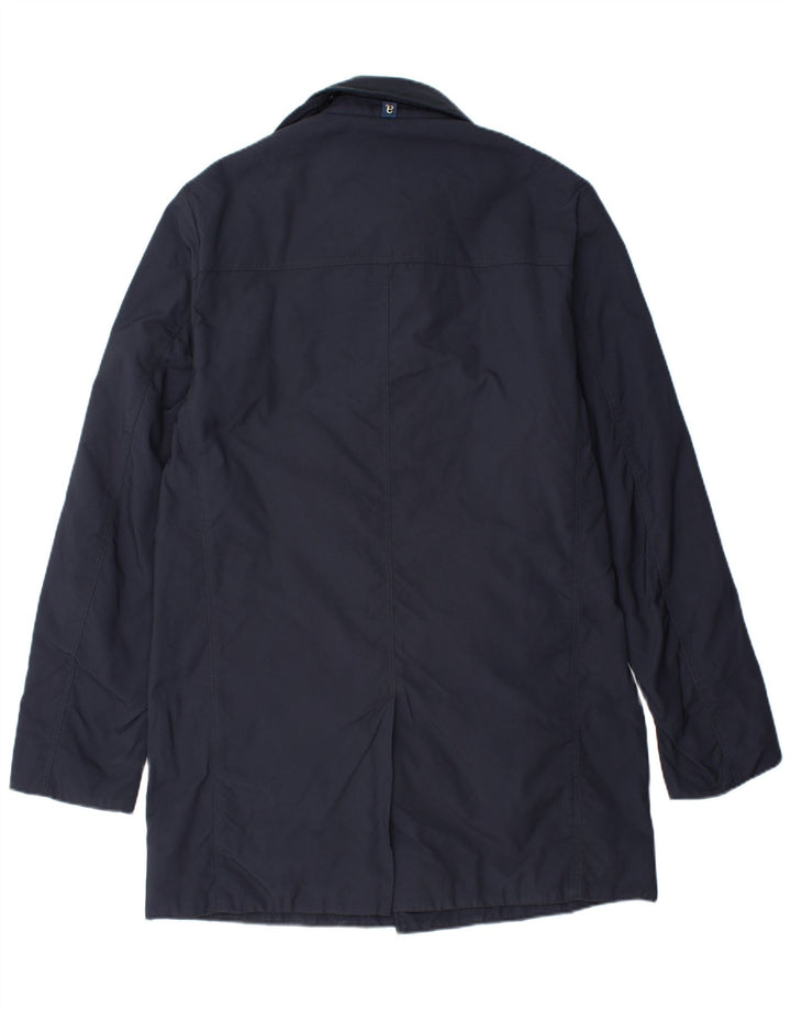 Allegri Mens Overcoat UK 38 Medium Navy Blue