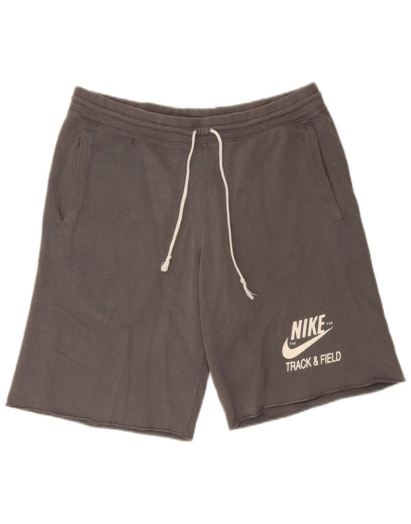 Nike Mens Graphic Sport Shorts Medium  Grey Cotton