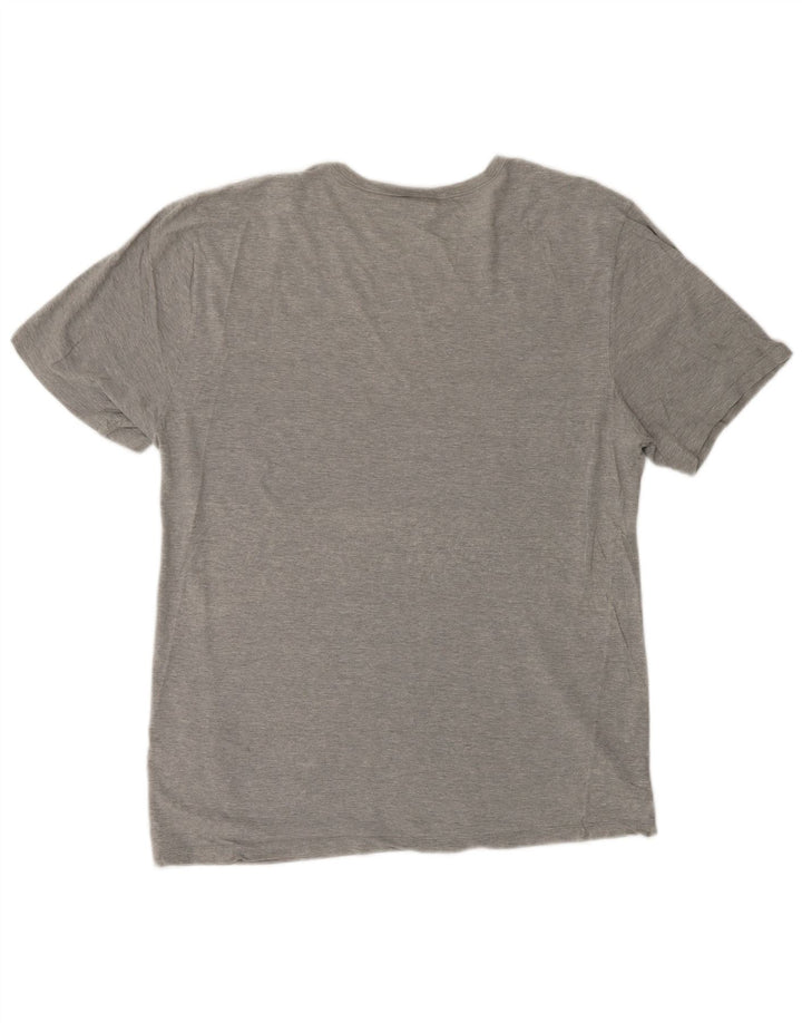 HUGO BOSS Womens T-Shirt Top UK 16 Large Grey Cotton
