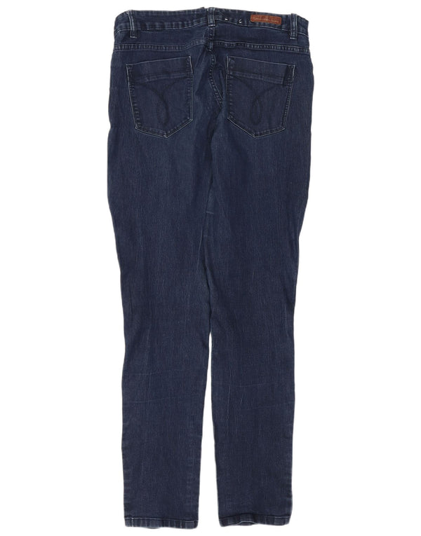 Calvin Klein Womens Legging Skinny Jeans US 12 Large W31 L32 Navy Blue
