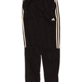 Adidas Boys Tracksuit Trousers 13-14 Years Black Polyester