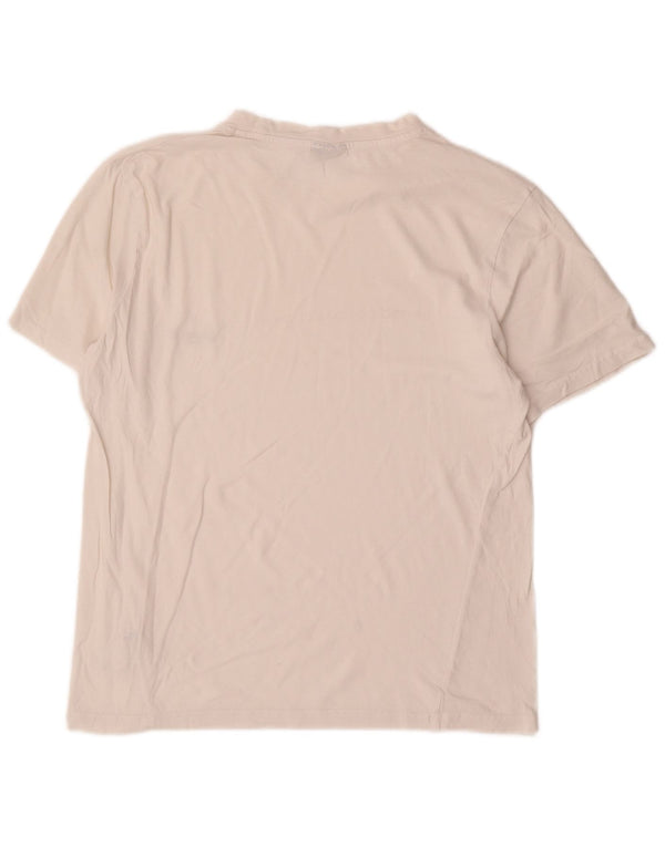 AUSTRALIAN L'ALPINA Mens T-Shirt Top Medium White