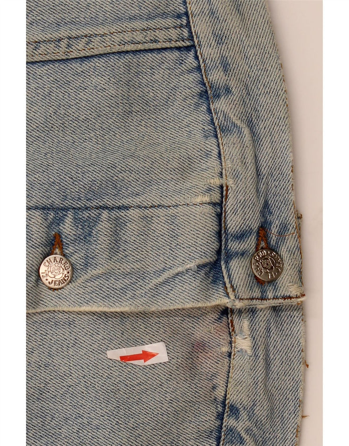 El Charro Mens Denim Jacket UK 42 XL Blue Cotton