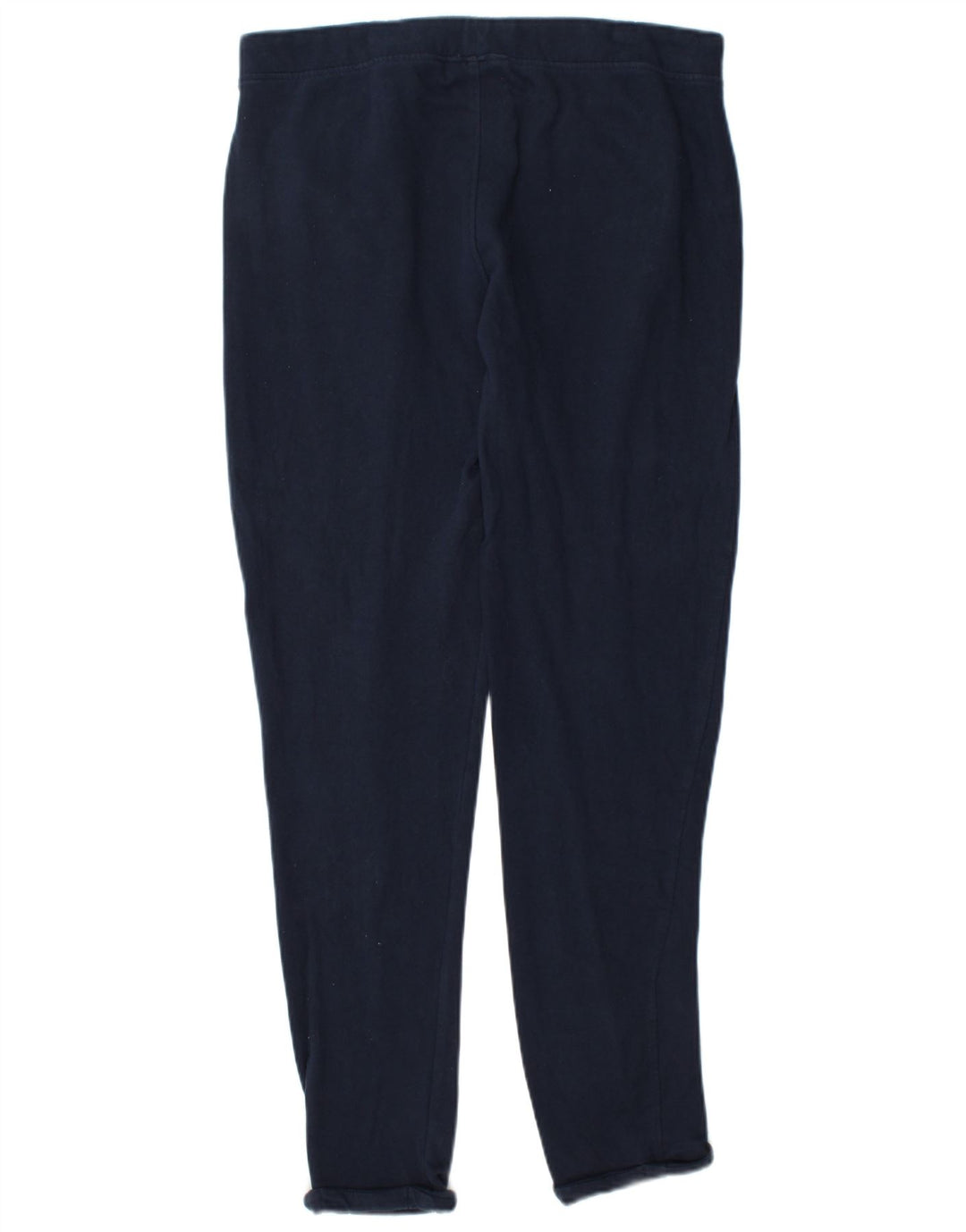 DIADORA Womens Tracksuit Trousers UK 14 Large Navy Blue Cotton