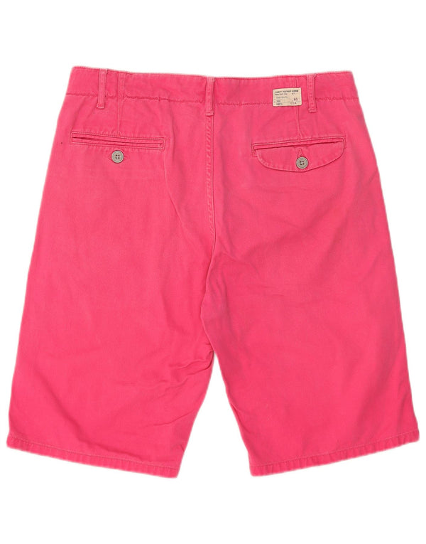 Tommy Hilfiger Mens Chino Shorts W30 Medium Pink Cotton