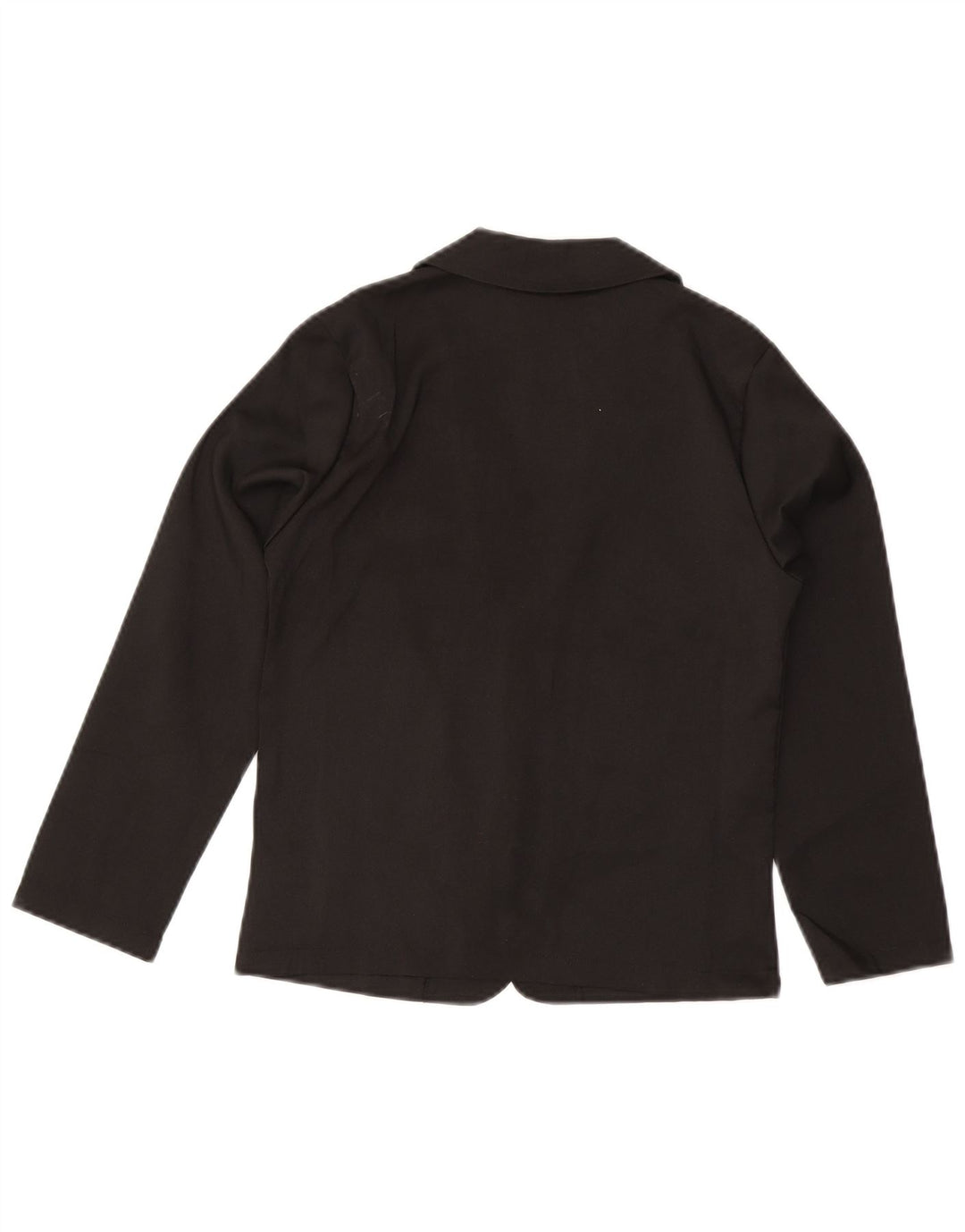 Shein Boys 2 Button Blazer Jacket 9-10 Years Black Polyester