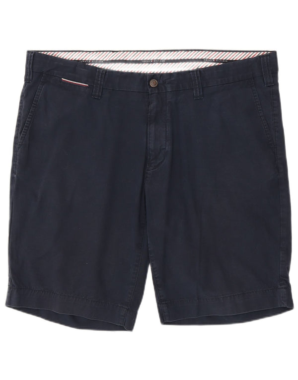 Tommy Hilfiger Mens Chino Shorts W42 2XL Navy Blue Cotton