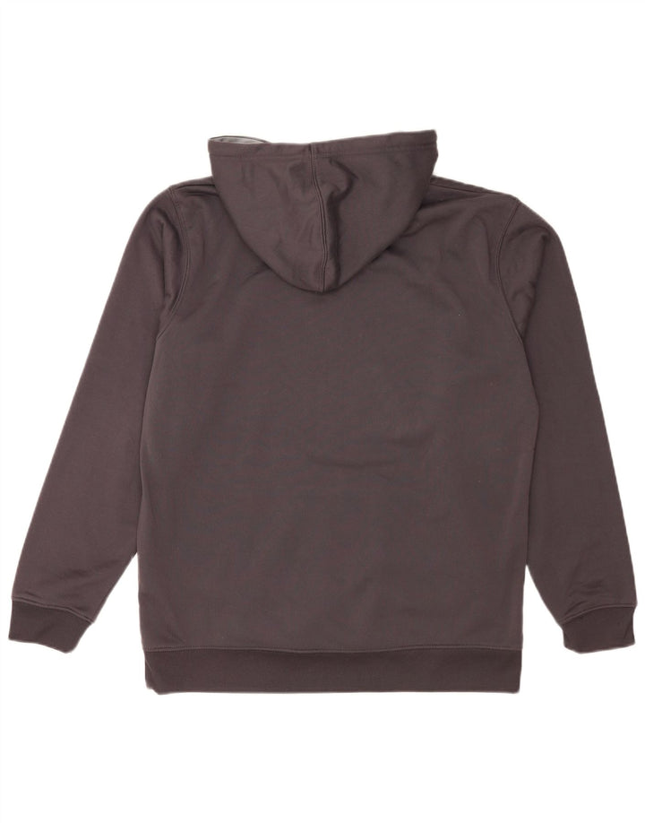 Reebok Mens Hoodie Jumper Medium Grey Polyester