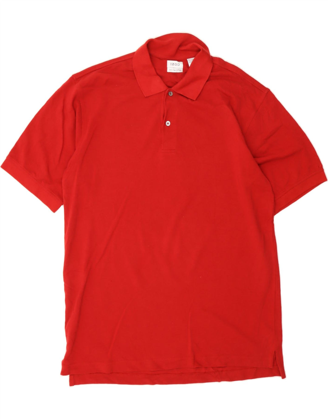 IZOD Mens Polo Shirt Large Red Cotton Vintage Izod and Second-Hand Izod from Messina Hembry 