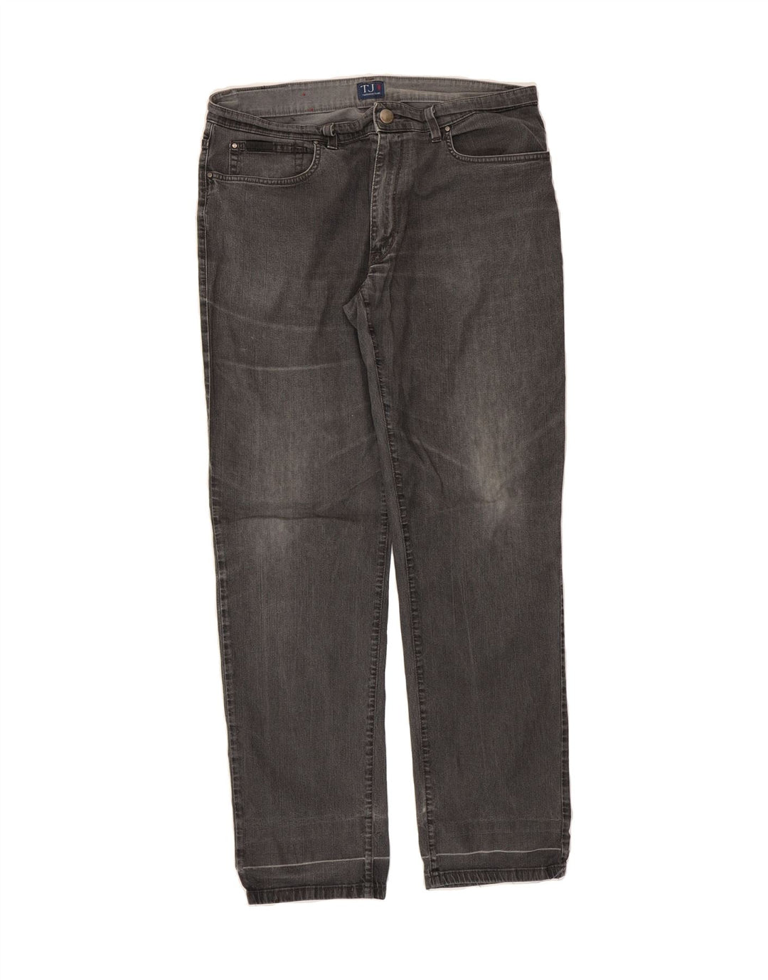 TRUSSARDI Mens Straight Jeans W36 L33 Grey Vintage Trussardi and Second-Hand Trussardi from Messina Hembry 