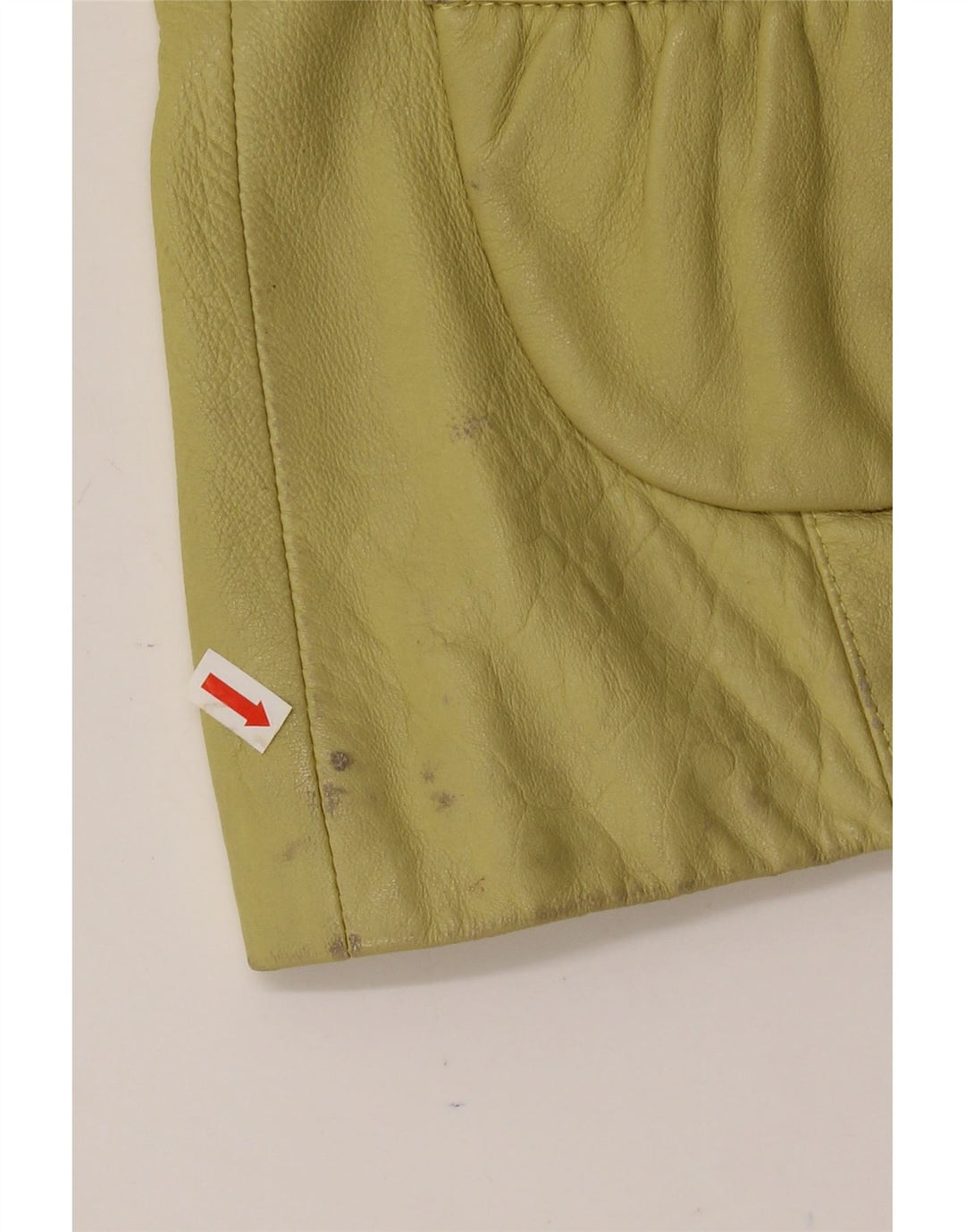 LAURA ASHLEY Womens 3 Button Blazer Jacket UK 14 Medium Yellow Leather Vintage Laura Ashley and Second-Hand Laura Ashley from Messina Hembry 